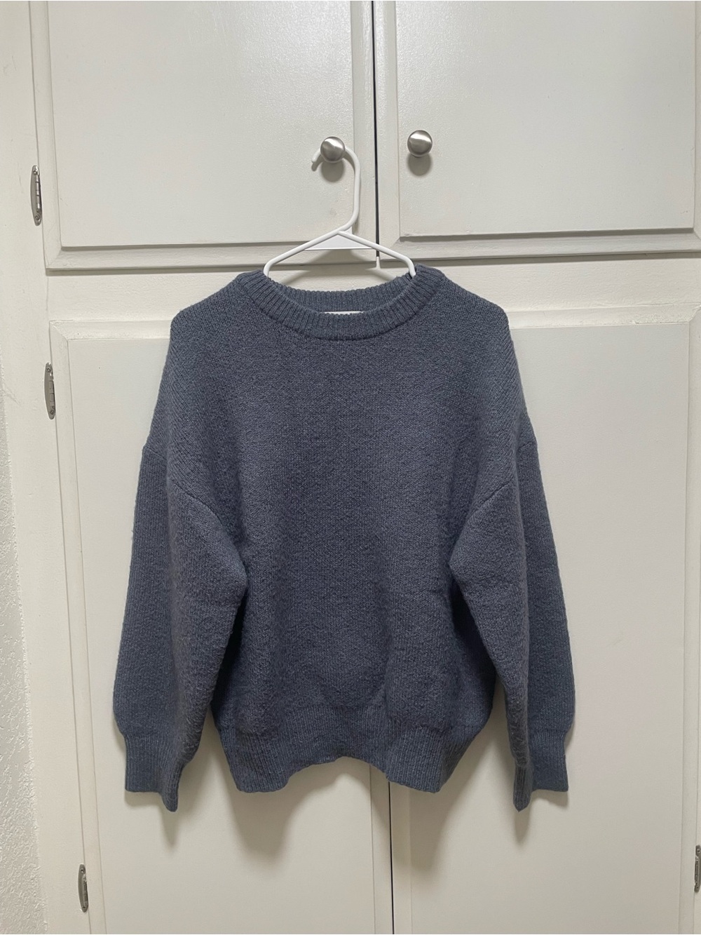 OAK + FORT Women's Oversized Sweater size XS, cool blue